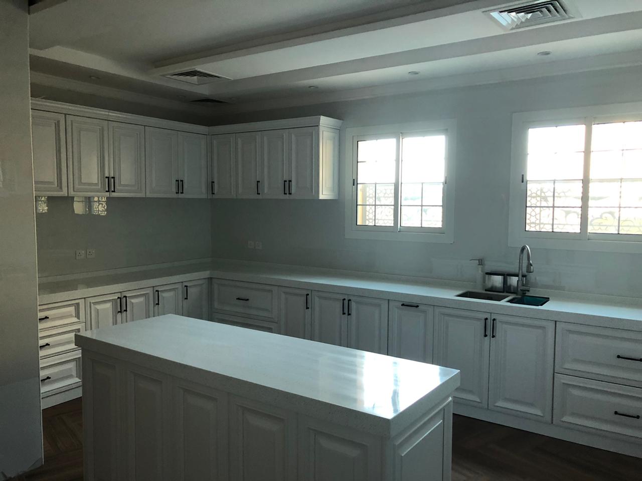 Solid Wood Shaker Kitchen Project in Jeddah, Saudi Arabia