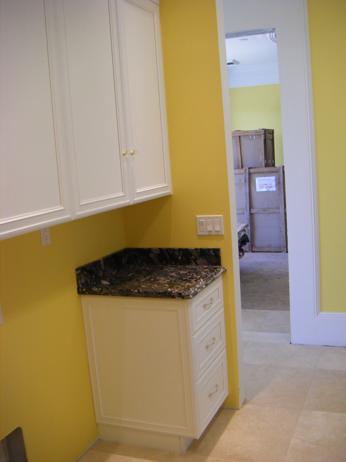 American Matt White Kitchen and Walk-in Closet Project